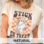 Retro Stick Or Treat T-Shirt - Image 6