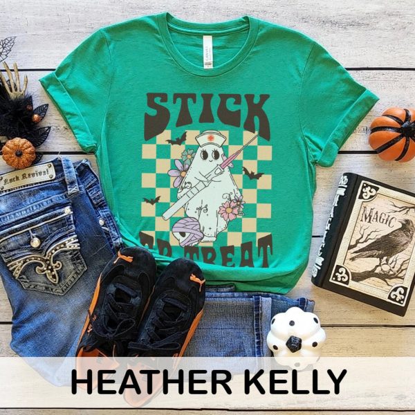 Retro Stick Or Treat T-Shirt - Image 10