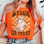 Retro Stick Or Treat T-Shirt - Image 2