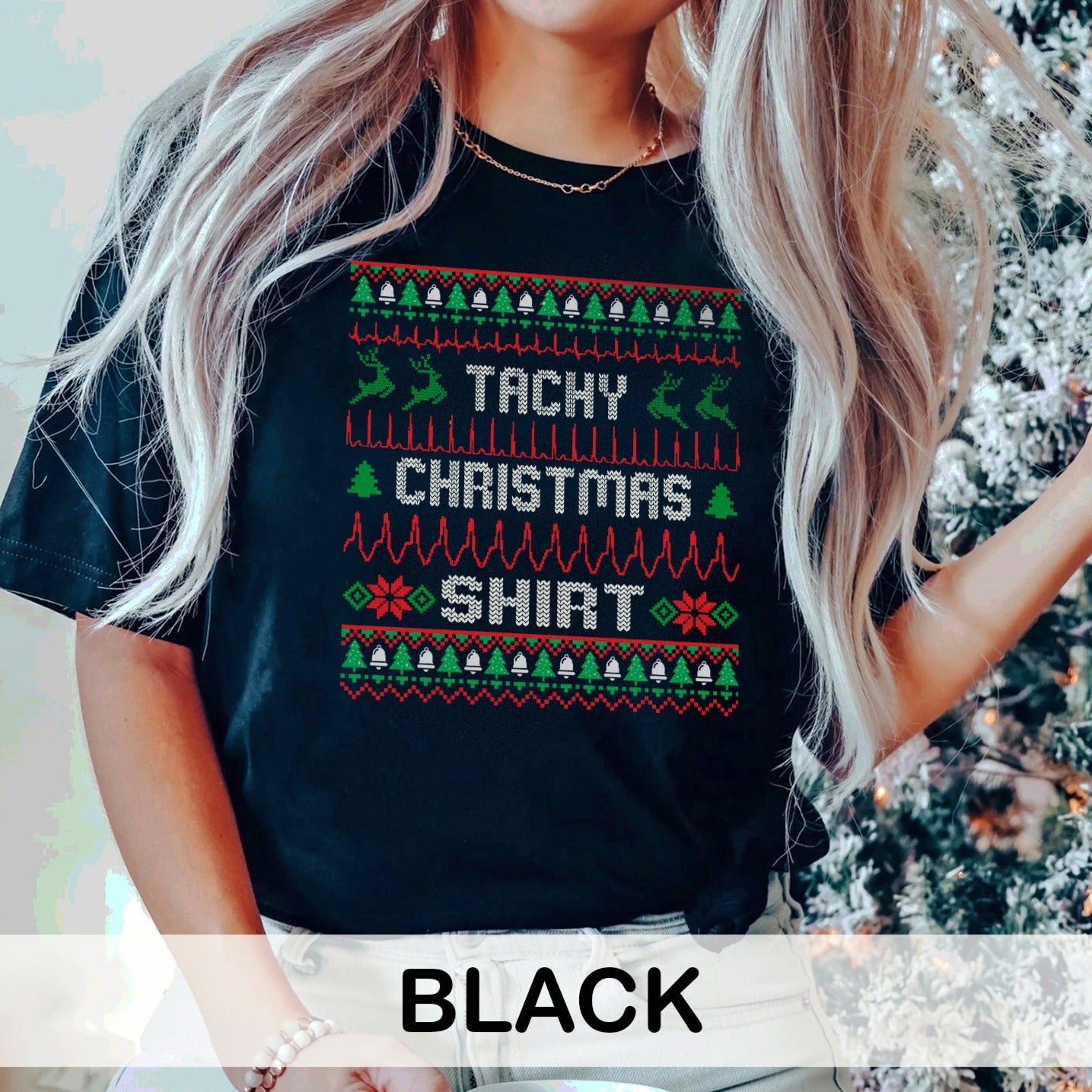 tachychristmasshirtcolors_19a72e77-c351-4b1a-b3b1-8b0bffa9b16b Tachy Christmas Shirt - Image 6