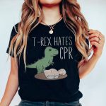 T-Rex Hates CPR T-Shirt - Image 2