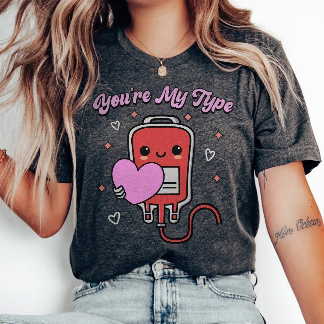 you_remytypedarkgrey You're My Type T-Shirt - Image 8