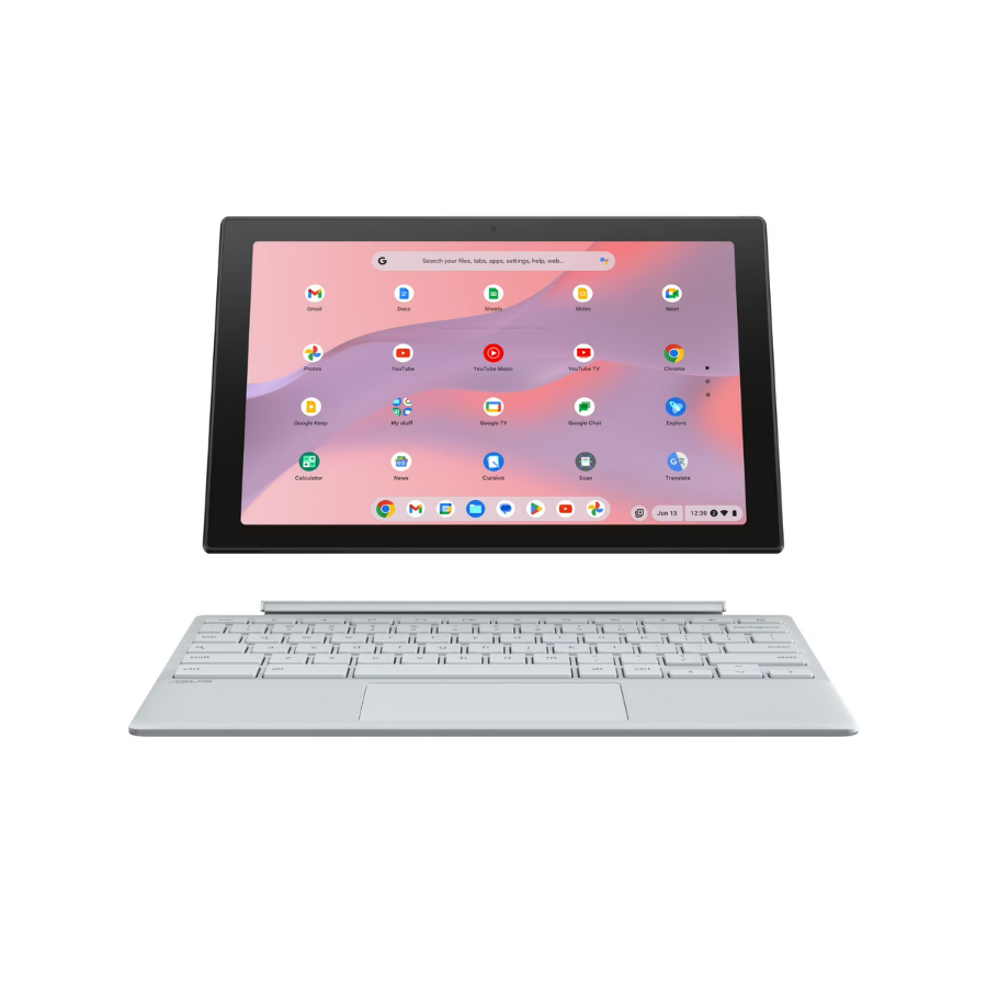 5_6b876da9-f443-4880-8549-ec7e1823a02d ASUS CM30 10.5" 2-in-1 Tablet WUXGA Touch Chromebook (90NX0781-M00310) Fog Silver (NEW) - Image 1