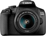 Canon EOS 2000D DSLR Camera with 18-55mm Lens