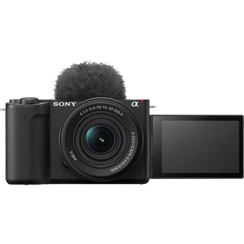 ilqrwxqwwmsulfobxhta Sony ZVE10IIL/B Mirrorless Camera W/16-50mm Lens, Black - Image 1